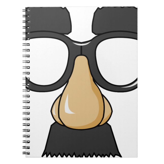 Cuaderno vidrios divertidos de la comedia (Frente)