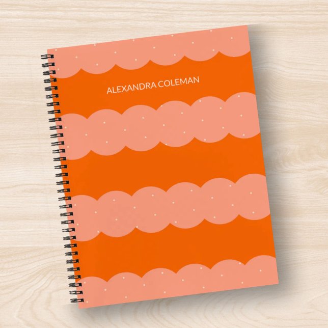 Cuaderno Vieira estética naranja y rosa (Subido por el creador)