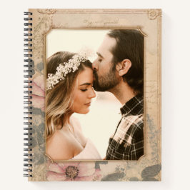 Cuaderno Vieja plantilla de portátil vintage/diario