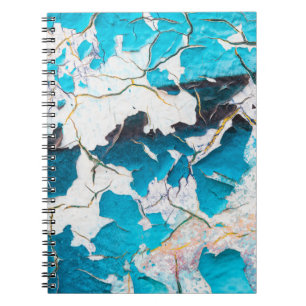 Cuaderno Viejas texturas murales y terremotos de fondo