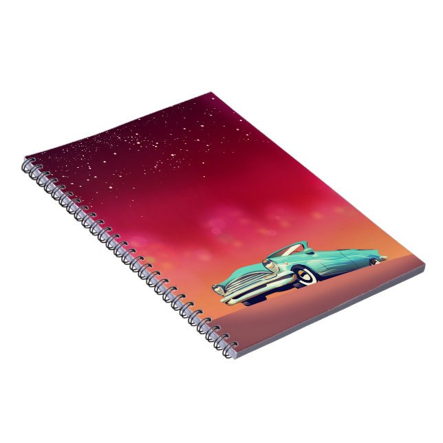 Cuaderno Viejo Coche Vintage (Lado Derecho)