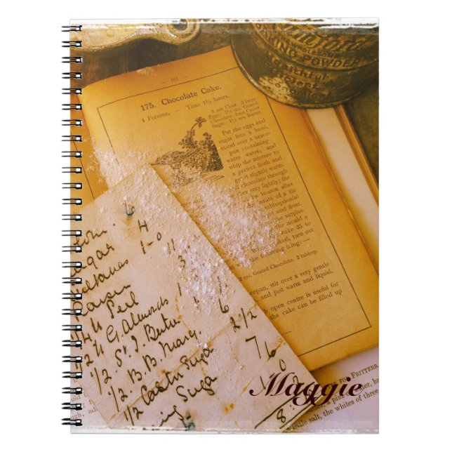 cuaderno viejo de las recetas (Frente)