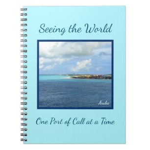 Cuaderno Viendo el Diario Mundial del Cruise Port of Call