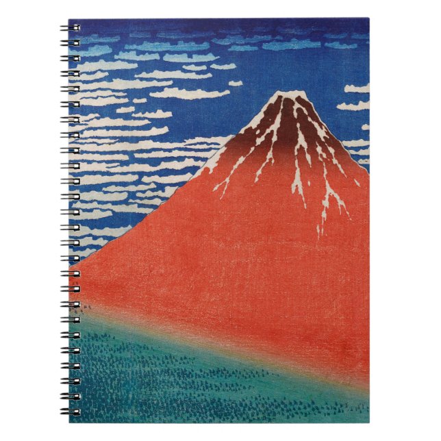 Cuaderno Viento fino, Buenos días (Fuji rojo) (Frente)
