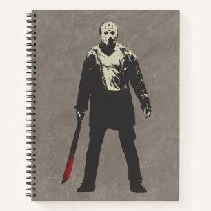 Cuaderno Viernes 13   Arte de caracteres Jason Voorhees