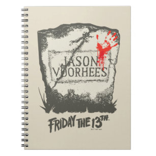 Cuaderno Viernes 13   Jason Voorhees Headstone