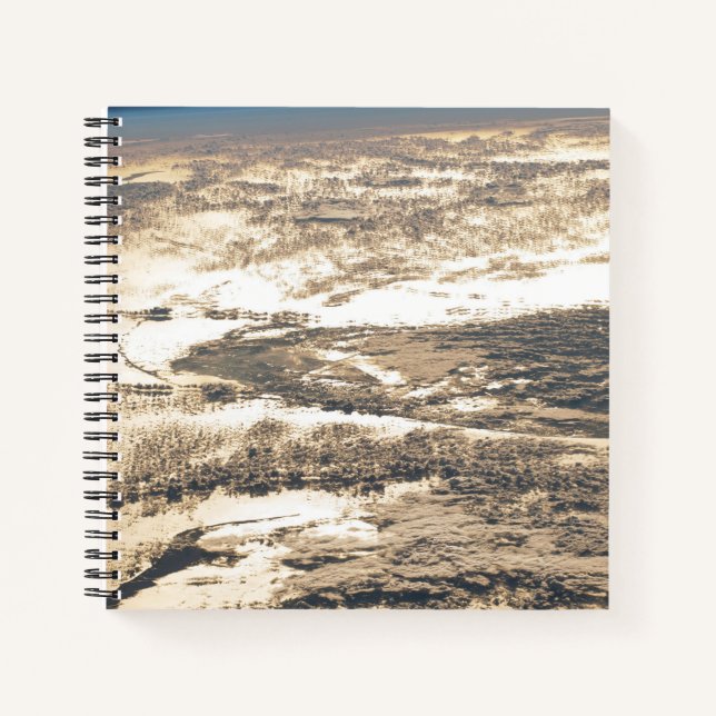 Cuaderno Vigas Sunglint Frente Al Océano Atlántico (Anverso)