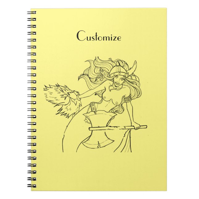 Cuaderno Viking Mermaid Warrior Thunder_Cove (Frente)
