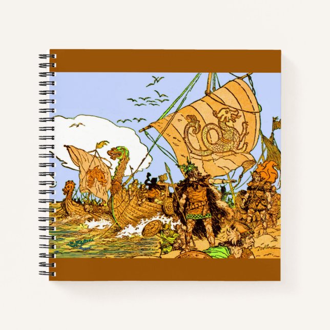 Cuaderno Vikings print (Anverso)