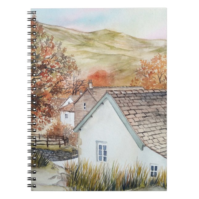 Cuaderno Villa Buttermere, distrito de los lagos, Inglaterr (Frente)