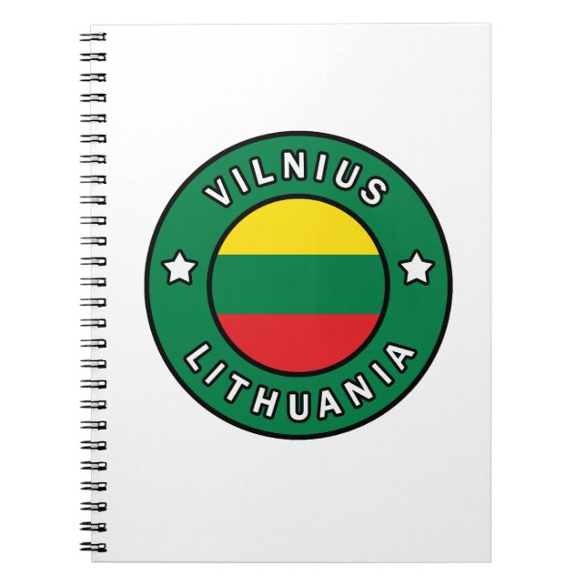 Cuaderno Vilnius Lituania (Frente)