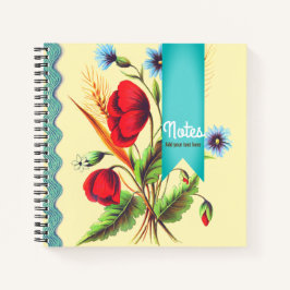 Cuaderno Viñage Poppy