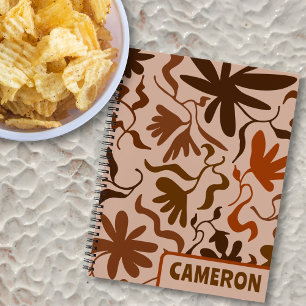 Cuaderno Viñas Fluyentes Marrón Rústico Personalizado