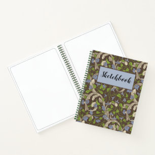 Cuaderno Viñas victorianas de marfil con Flourish Sketchboo