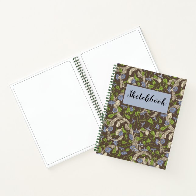 Cuaderno Viñas victorianas de marfil con Flourish Sketchboo (Interior)