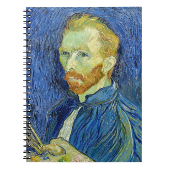 Cuaderno Vincent van Gogh - Autorretrato con paleta (Frente)