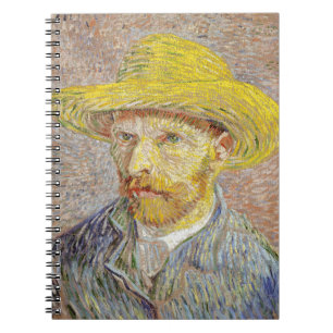 Cuaderno Vincent van Gogh - Autorretrato con sombrero de pa