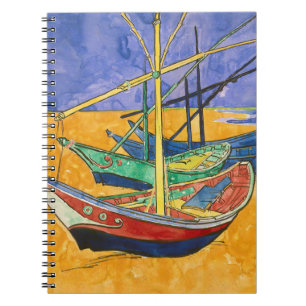 Cuaderno Vincent van Gogh - Barcos de Pesca en la Playa