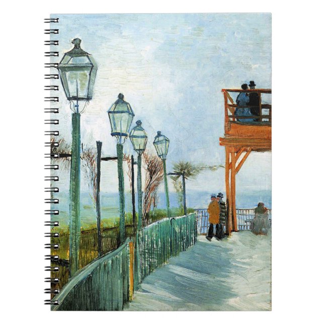 Cuaderno Vincent van Gogh - Belvedere con vistas a Montmart (Frente)