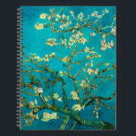 Cuaderno Vincent Van Gogh Blossoming Almond Tree Floral Art<br><div class="desc">Vincent Van Gogh Blossoming Almond Tree Vintage Floral Art Blossoming Almond Tree es un cuadro de 1890 del artista holandés post-impresionista Vincent van Gogh. Almond Blossoms es un grupo de varios cuadros de 1888 y 1890 de Vincent van Gogh en Arles y Saint-Remy, al sur de Francia, de almendros florecientes....</div>