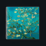 Cuaderno Vincent Van Gogh Blossoming Almond Tree Floral Art<br><div class="desc">Vincent Van Gogh Blossoming Almond Tree Vintage Floral Art Blossoming Almond Tree es un cuadro de 1890 del artista holandés post-impresionista Vincent van Gogh. Almond Blossoms es un grupo de varios cuadros de 1888 y 1890 de Vincent van Gogh en Arles y Saint-Remy, al sur de Francia, de almendros florecientes....</div>