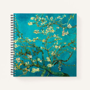 Cuaderno Vincent Van Gogh Blossoming Almond Tree Floral Art