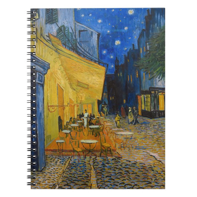 Cuaderno Vincent van Gogh - Cafe Terrace de noche (Frente)