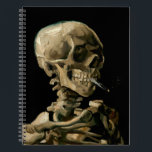 Cuaderno Vincent van Gogh - Calavera con cigarrillo en llam<br><div class="desc">Cabeza de un Skeleton con un cigarrillo en llamas / Calavera con cigarrillo en llamas / Crane de squelette fumant une cigarrillo - Vincent van Gogh,  1885</div>