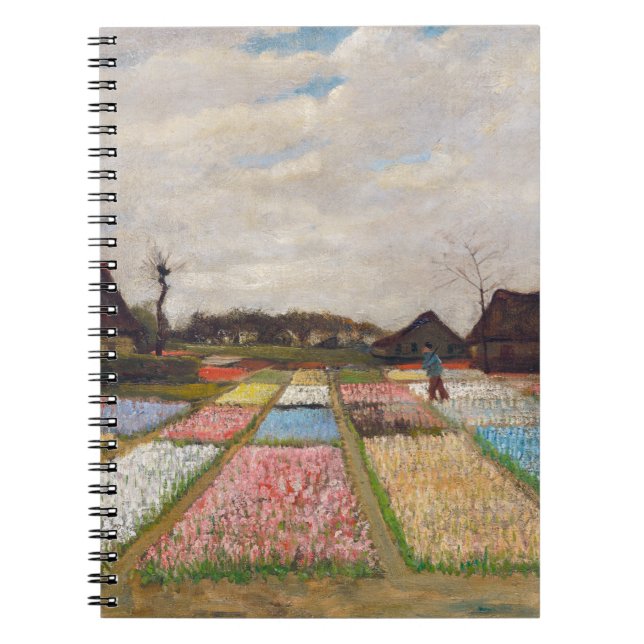 Cuaderno Vincent van Gogh - Camas de flores en Holanda (Frente)