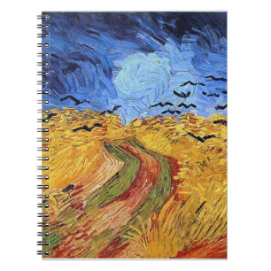 Cuaderno Vincent Van Gogh - Campo de trigo con cuervos negr