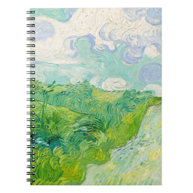 Cuaderno Vincent van Gogh - Campo de Trigo Verde, Auvers (Frente)