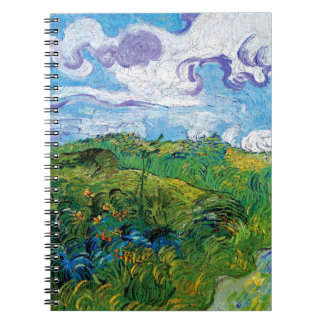 Cuaderno Vincent Van Gogh - Campos de trigo verde en Auvers