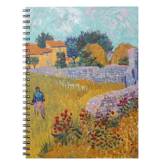 Cuaderno Vincent van Gogh - Casa de campo en Provenza (Frente)