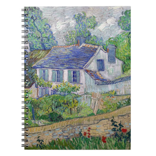 Cuaderno Vincent van Gogh - Casas en Auvers (Frente)