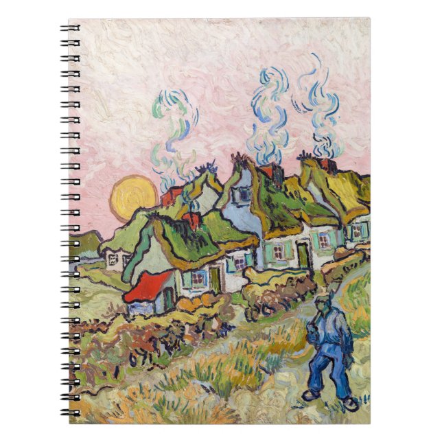 Cuaderno Vincent van Gogh - Casas y Figura (Frente)