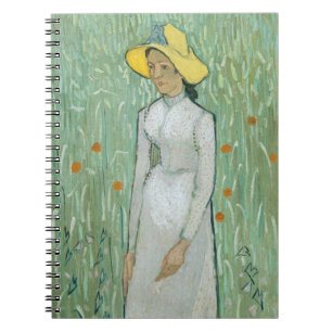 Cuaderno Vincent van Gogh   Chica en blanco, 1890