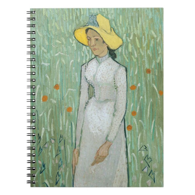Cuaderno Vincent van Gogh | Chica en blanco, 1890 (Frente)