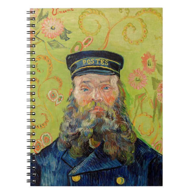 Cuaderno Vincent Van Gogh - El cartero Joseph Roulin (Frente)