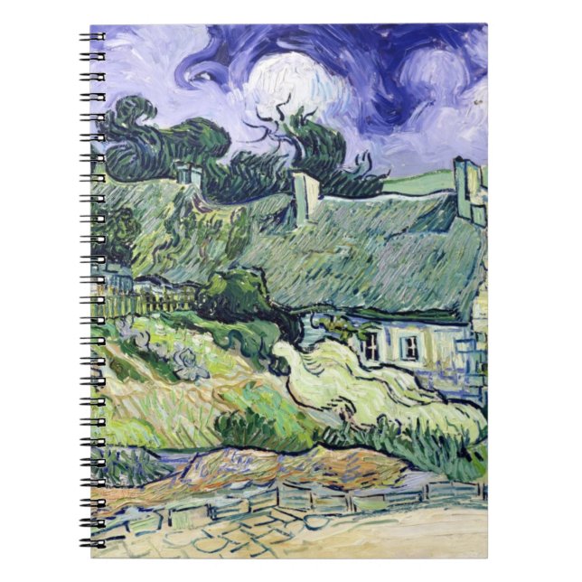 Cuaderno Vincent van Gogh el | cubrió con paja las cabañas (Frente)