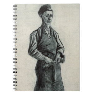 Cuaderno Vincent van Gogh el   el herrero joven, 1882