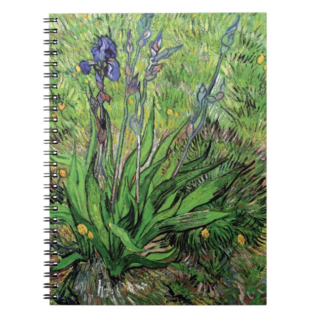 Cuaderno Vincent Van Gogh - El Iris Amante de la Naturaleza (Frente)
