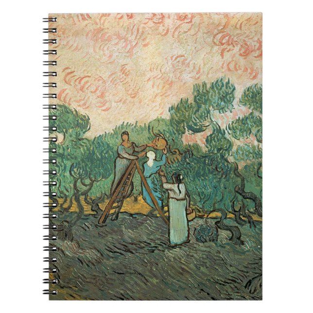 Cuaderno Vincent van Gogh el | los recogedores verdes (Frente)