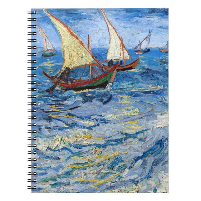 Cuaderno Vincent van Gogh - El paisaje marino de Saintes-Ma (Frente)