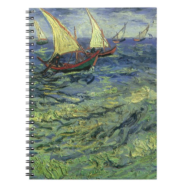 Cuaderno Vincent van Gogh - El paisaje marino de Saintes Ma (Frente)