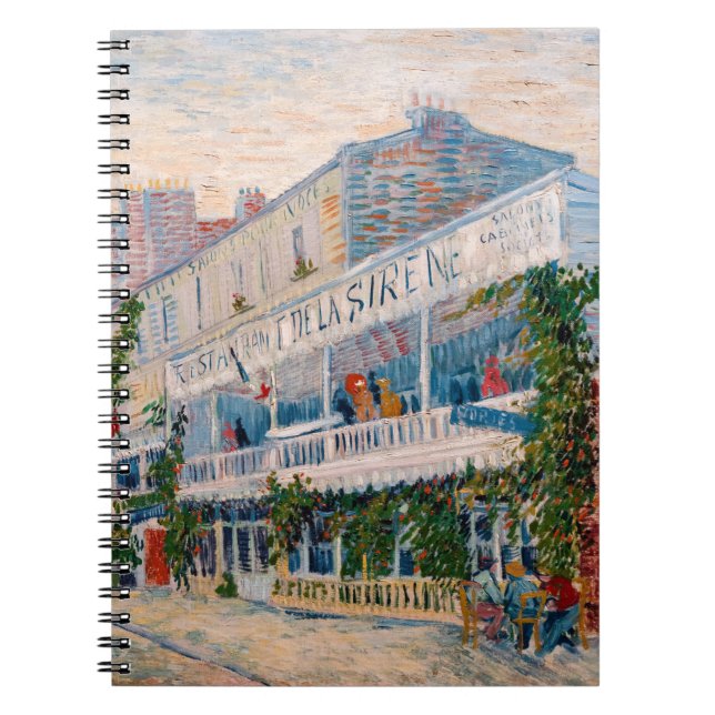 Cuaderno Vincent van Gogh - El restaurante de la Sirene (Frente)