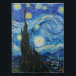 Cuaderno Vincent Van Gogh es la noche estrellada<br><div class="desc">Sumérjase en la fascinante belleza de The Starry Night de Vincent Van Gogh con esta reproducción de arte de alta calidad. Poseer una historia de arte y dejar que la brillantez de la obra maestra de Van Gogh ilumine tu entorno.</div>