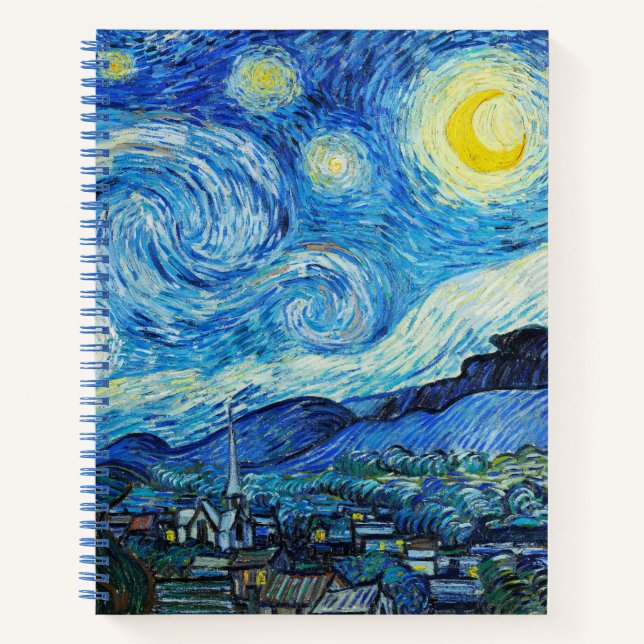 Cuaderno Vincent Van Gogh es la noche estrellada (Anverso)