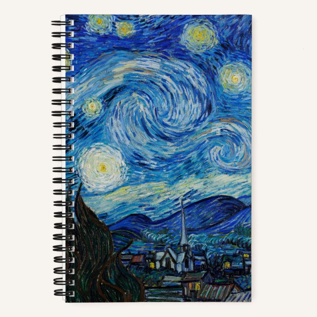 Cuaderno Vincent Van Gogh es la noche estrellada (Anverso)