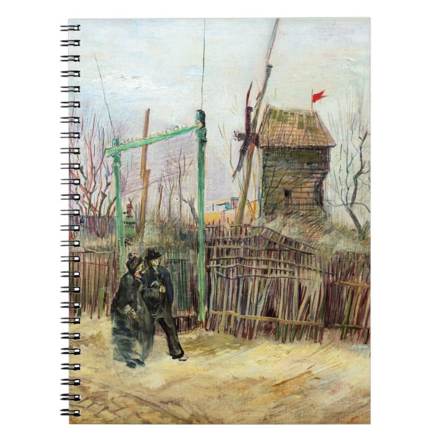 Cuaderno Vincent van Gogh - Escena callejera en Montmartre (Frente)