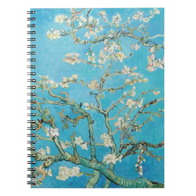 Cuaderno Vincent van Gogh - Flor de Almendro (Frente)